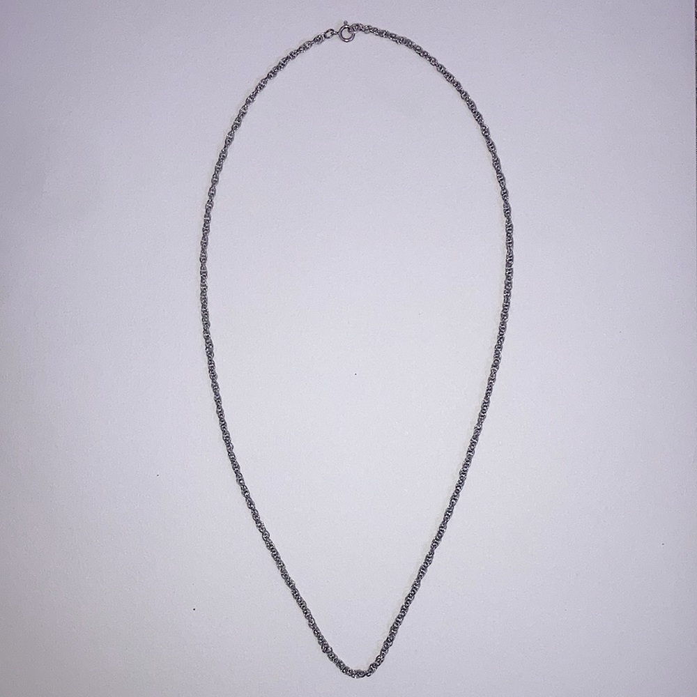 18.5 Inch Sterling Silver Necklace Chain